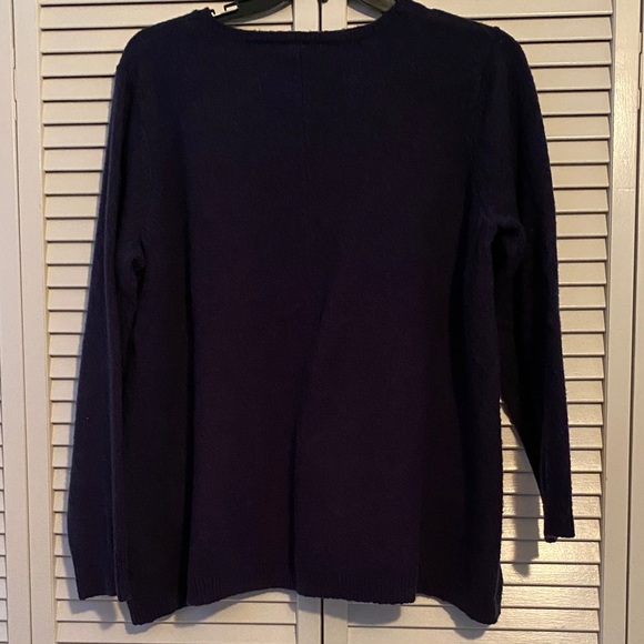 Ellos Navy Blue Crew Neck Sweater - Picture 2 of 2